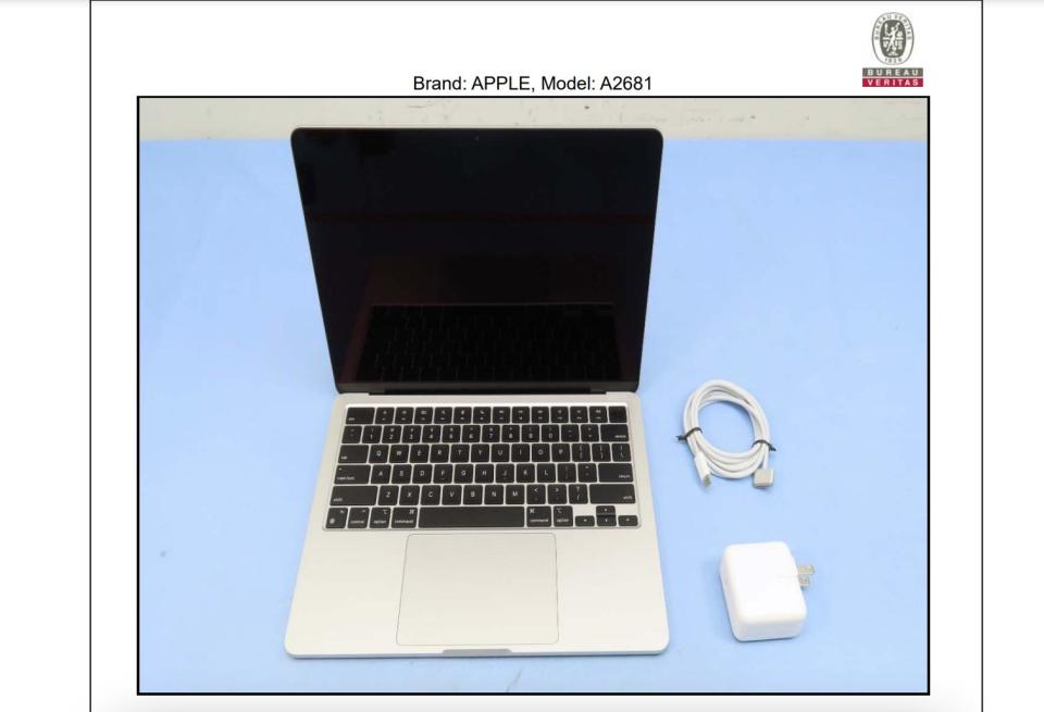 NCC官網出現通過認證的蘋果新筆電。（圖／翻攝自NCC認證官網）