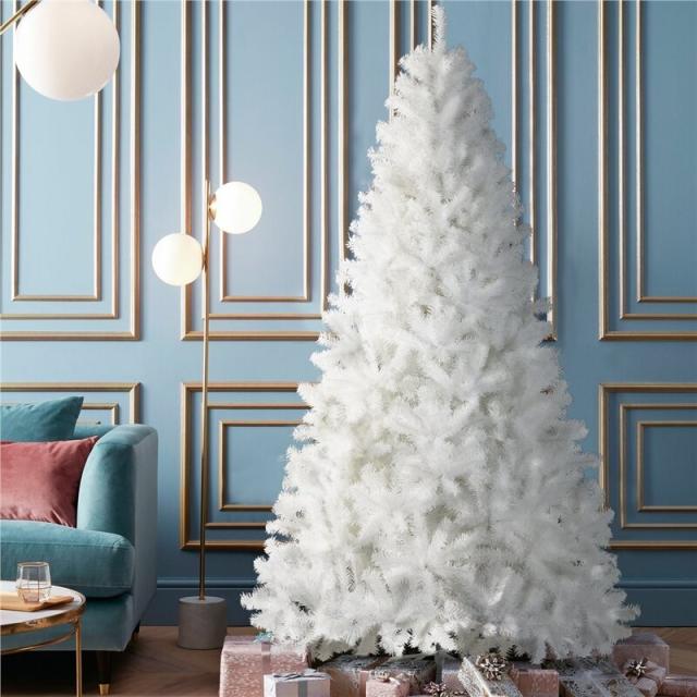 The Holiday Aisle® Birch 48' Traditional Christmas Tree with LED