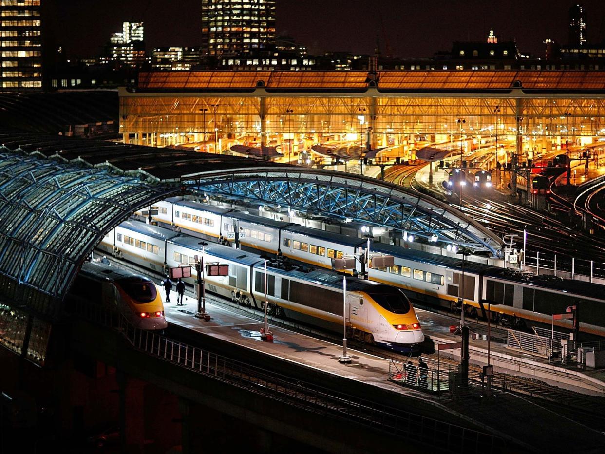 The HS1 line runs from St Pancras until it goes underground in Kent (Getty Images)