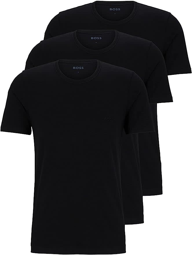 BOSS Herren R-Neck T-Shirt, 3er Pack Classic