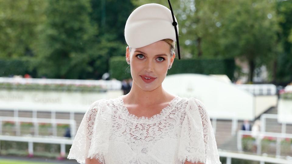 ASCOT, UNITED KINGDOM - JUNE 18: (EMBARGOED FOR PUBLICATION IN UK NEWSPAPERS UNTIL 24 HOURS AFTER CREATE DATE AND TIME) Lady Kitty Spencer attends day one of Royal Ascot at Ascot Racecourse on June 18, 2019 in Ascot, England. (Photo by Max Mumby/Indigo/Ge