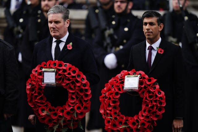 Labour leader Sir Keir Starmer and Prime Minister Rishi Sunak