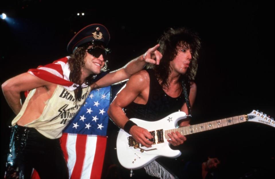 With Bon Jovi, Jon Bon Jovi and Richie Sambora helped put New Jersey rock on the map in the ’80s. Getty Images