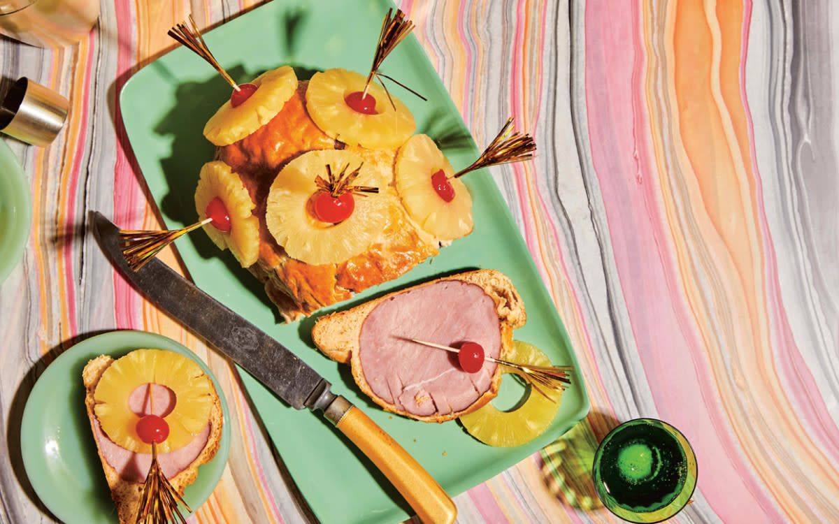 <p>Lauren Volo</p><p>This old-school twice-baked pastry-wrapped holiday ham is as fun to make as it is to serve.</p><p><strong>Get the recipe: <a href="/1305518/alison-ashton/tasty-pastry-wrapped-holiday-ham-with-cider-glaze/" data-ylk="slk:Pastry Wrapped Holiday Ham with Cider Glaze;elm:context_link;itc:0;sec:content-canvas" class="link rapid-noclick-resp">Pastry Wrapped Holiday Ham with Cider Glaze</a></strong></p><p><strong>Related: 17 <a href="https://parade.com/846278/brianneizzo/17-of-the-best-leftover-ham-recipes/" rel="nofollow noopener" target="_blank" data-ylk="slk:Best Leftover Ham Recipes;elm:context_link;itc:0;sec:content-canvas" class="link rapid-noclick-resp">Best Leftover Ham Recipes</a></strong></p>