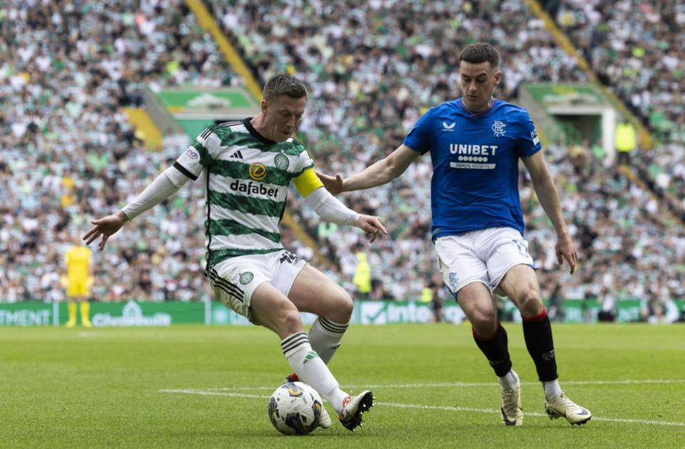 Glasgow Times: Callum McGregor and Tom Lawrence