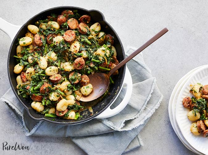 Skillet Gnocchi with Sausage and Broccoli Rabe