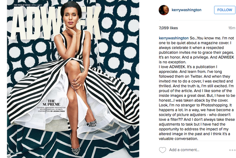 Kerry Washington Has Delivered the Final Words on Photoshop, OK?