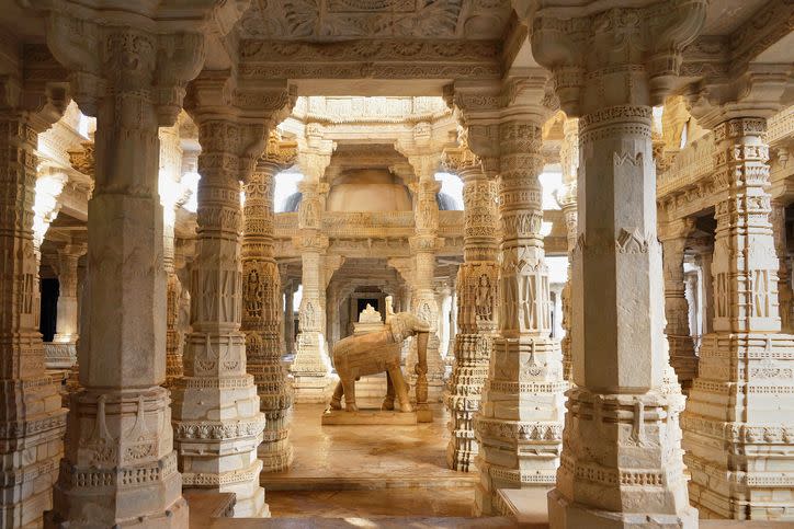 1) Ranakpur Jain in Pali, India