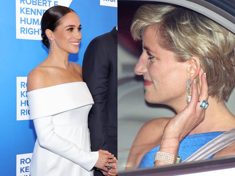 Princess Diana’s Aquamarine Ring: $90,000