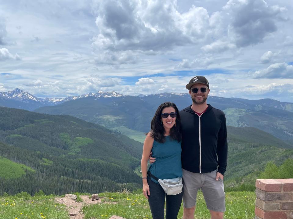 Lelia Gowland and her husband Cole.