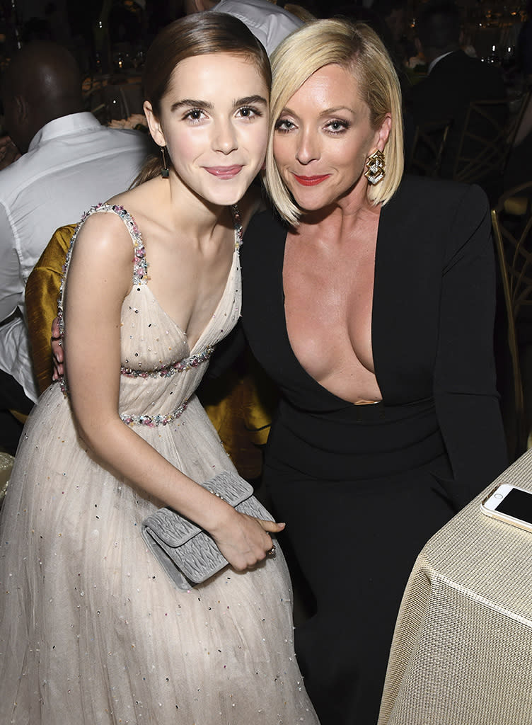 Kiernan Shipka and Jane Krakowski