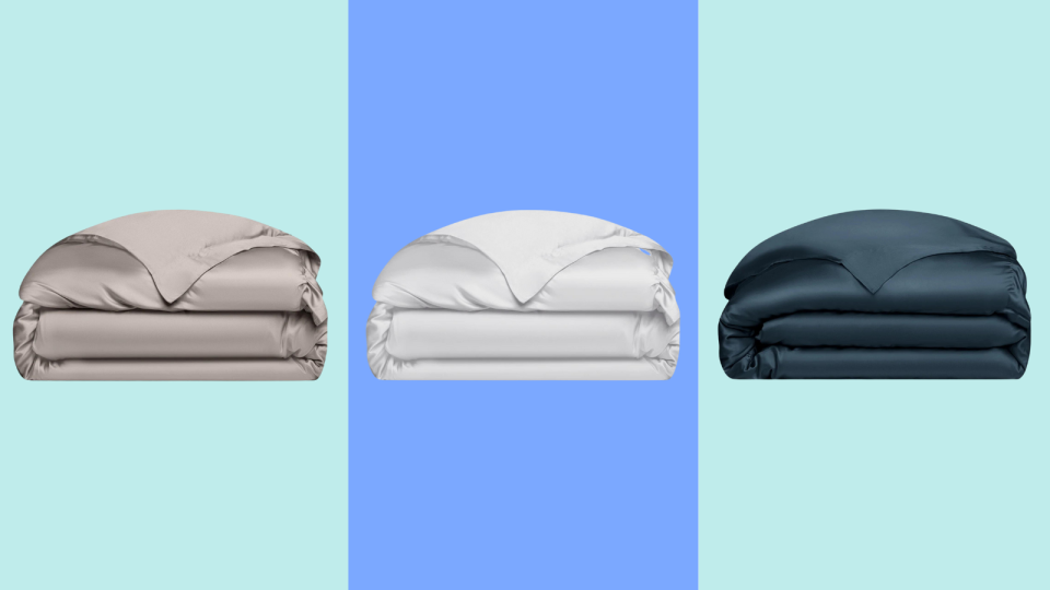 the cozy earth duvet cover in three colors