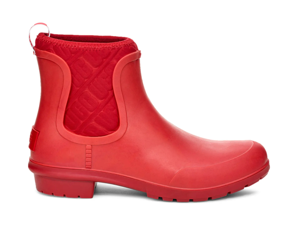 UGG Chevonne Chelsea Waterproof Rain Boot in Red (Photo via Nordstrom)