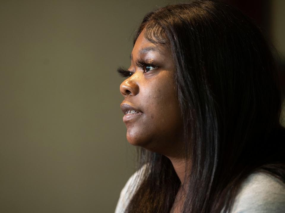 College student Trinity Clark told Knox News that her encounter with Knoxville police officer Joseph Roberts left her fearful and anxious about her future.