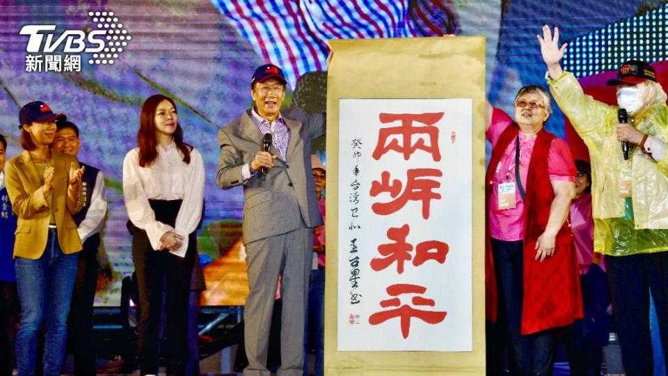 鴻海創辦人郭台銘積極爭取國民黨2024總統提名。（圖／胡瑞麒）