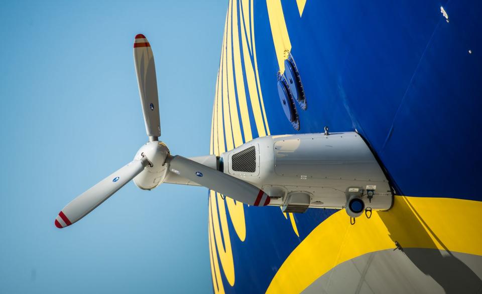 <p>Even when it's parked in Carson, the ship is tended to by a ground-crew member who monitors helium levels and the ship's behavior in the wind. None of this is cheap and all of it is paid out of Goodyear's public-relations budget. Because whether you call it a blimp or a zeppelin, <em>Wingfoot Two</em> is actually a tire-selling machine.</p>