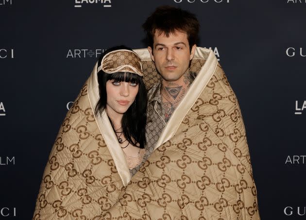 Billie Eilish Makes Red Carpet Debut With Boyfriend Jesse Wrapped In Blanket