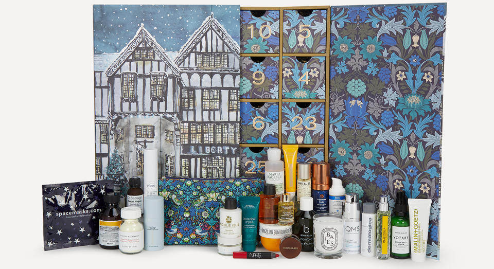 This year Liberty's coveted beauty advent calendar is filled with almost £800 worth of products, which can be purchased for only £215. (Liberty)