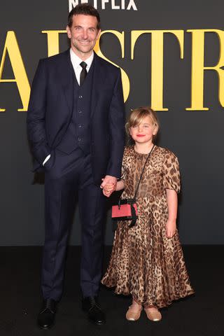 <p>John Salangsang/Shutterstock</p> Bradley Cooper and daughter Lea