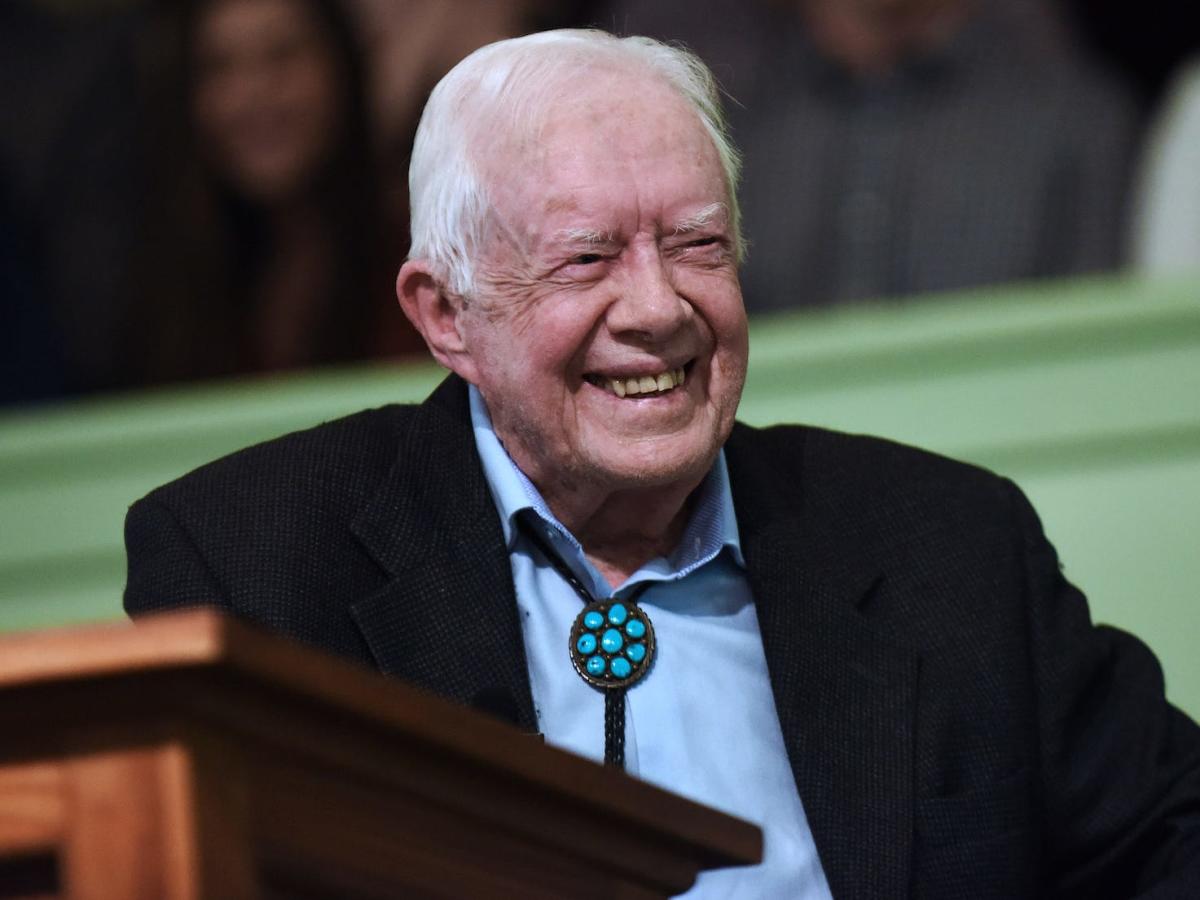 Jimmy Carter, the oldest living president, said he's at