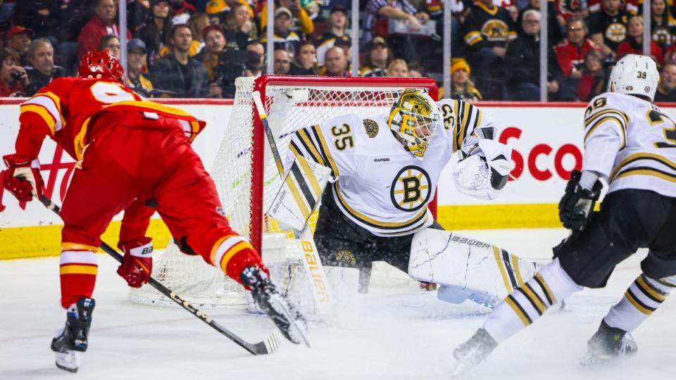 Bruins goaltender Linus Ullmark has a $5 million salary cap hit this season and next season.