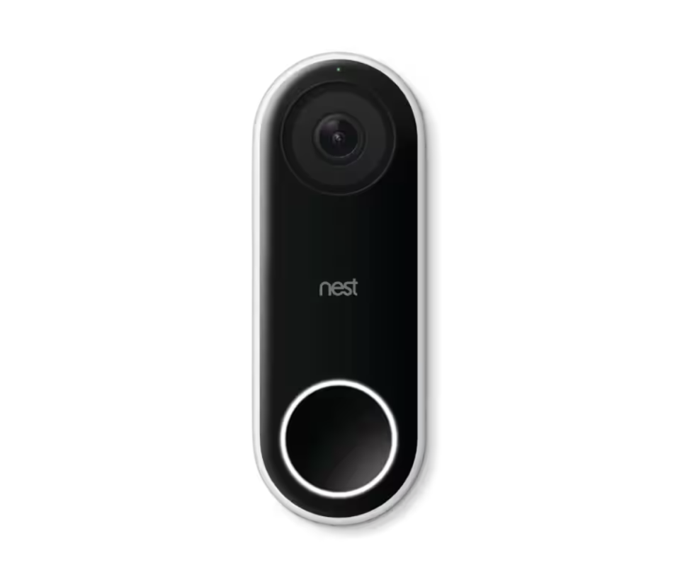 Google Nest Hello Smart Wi-Fi Video Doorbell. Image via Canadian Tire.