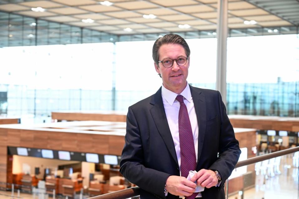 Bundesverkehrsminister Andreas Scheuer (CSU) war bei der Eröffnung mit dabei.<span class="copyright">Reto Klar / Funke Foto Services</span>