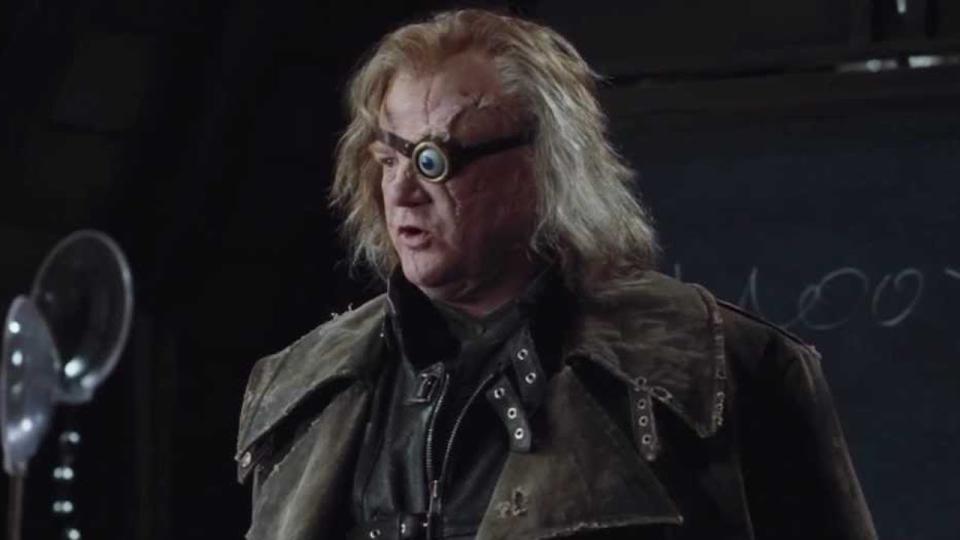 Brendan Gleeson as Mad-Eye Moody in Harry Potter and the Goblet of Fire