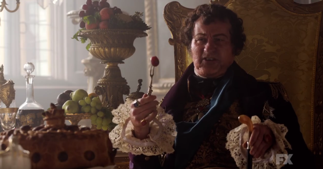 Mark Gatiss as the Prince Regent (Credit: FX)