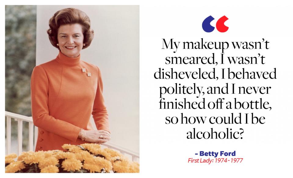 Betty Ford, first lady: 1974-1977