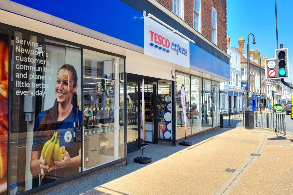 New Tesco Express store on Newport High Street <i>(Image: IWCP)</i>