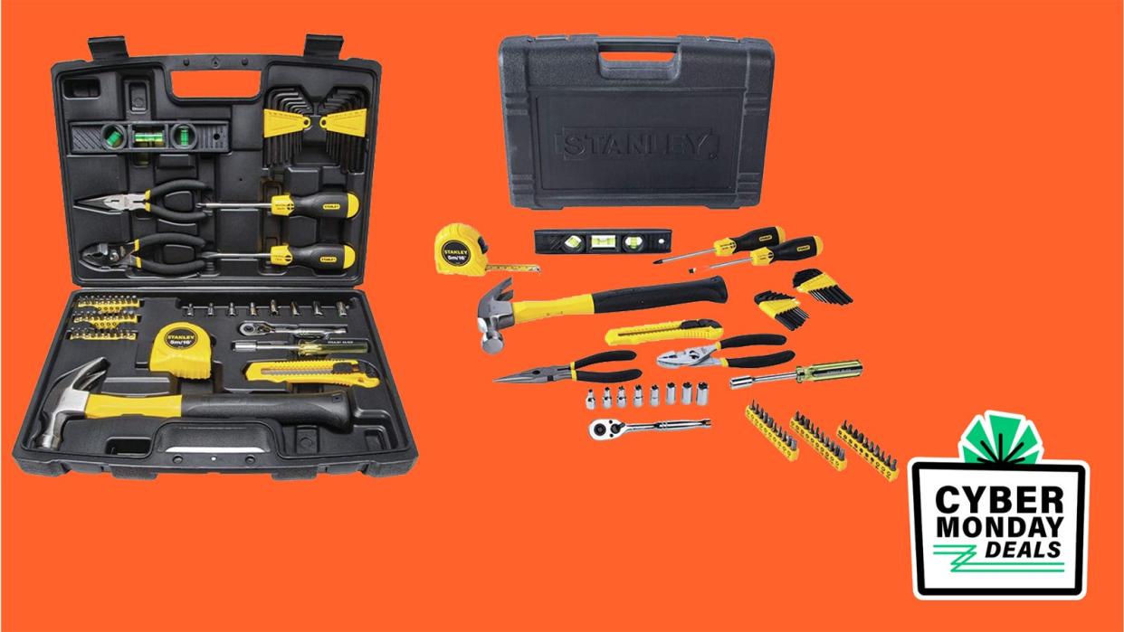 It's tool time! Grab this top-rated Stanley tool set at Amazon.