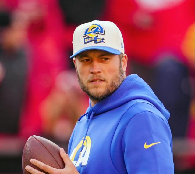 Rams place QB Matthew Stafford on IR, ending his season