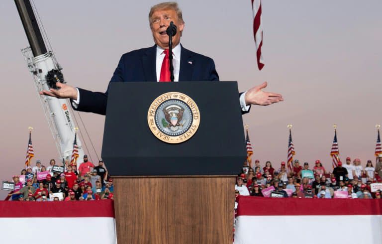 Donald Trump le 12 octobre 2020 à Sanford, en Floride - SAUL LOEB © 2019 AFP
