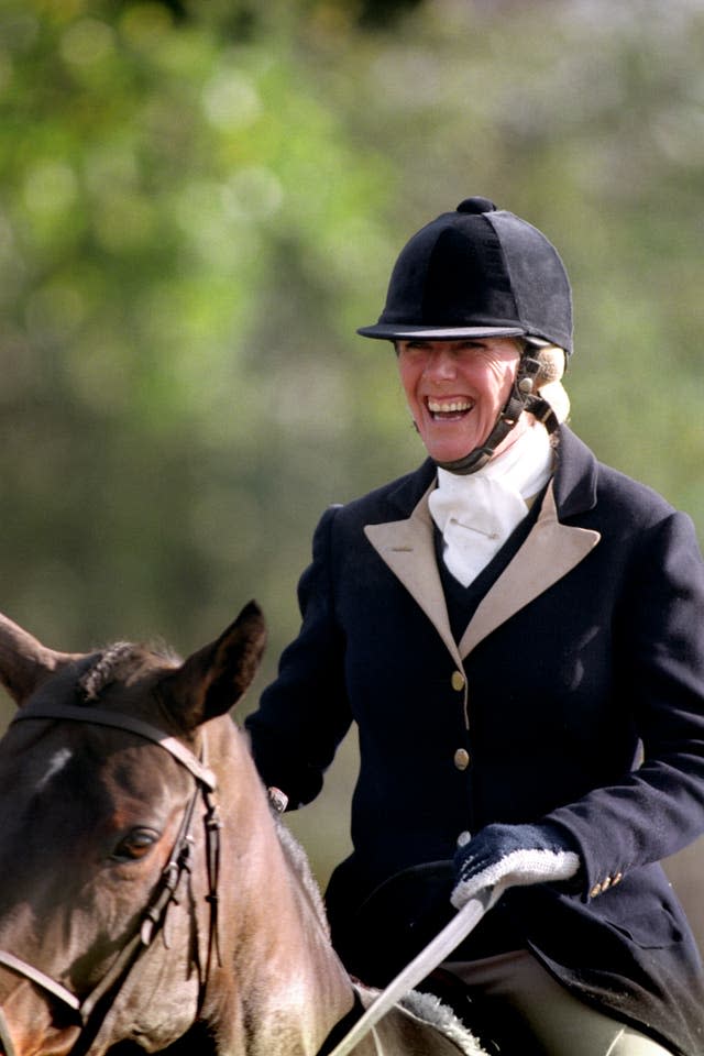 Camilla Parker Bowles hunting