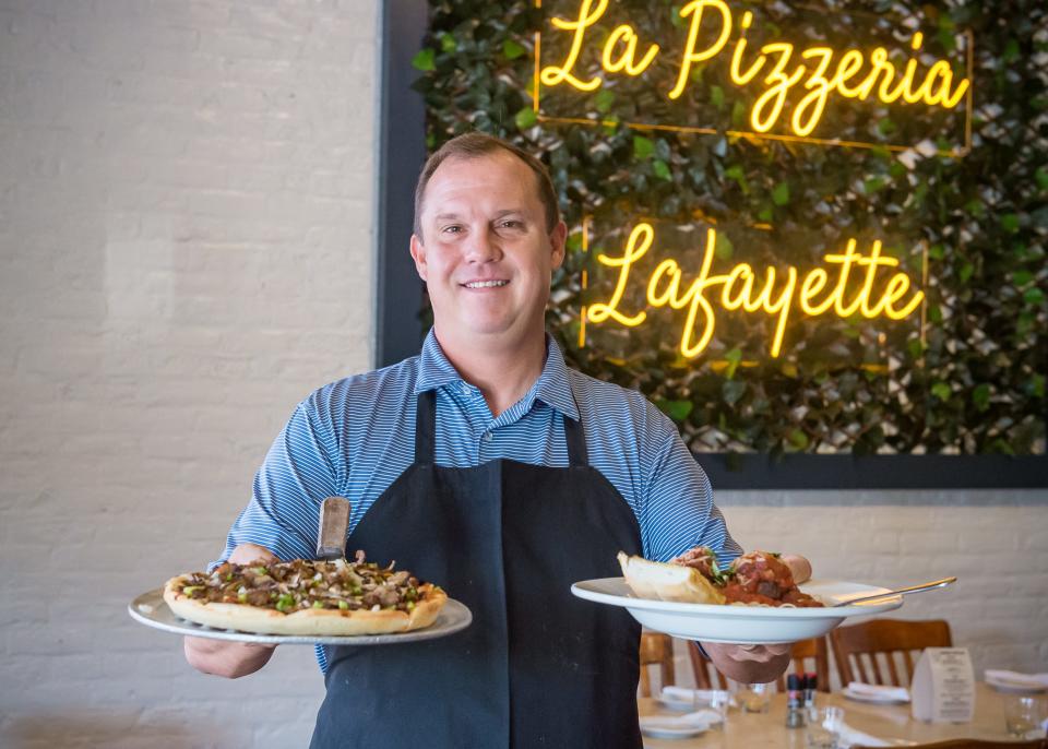 Randy Daniel at La Pizzeria Lafayette. Tuesday, July 26, 2022.