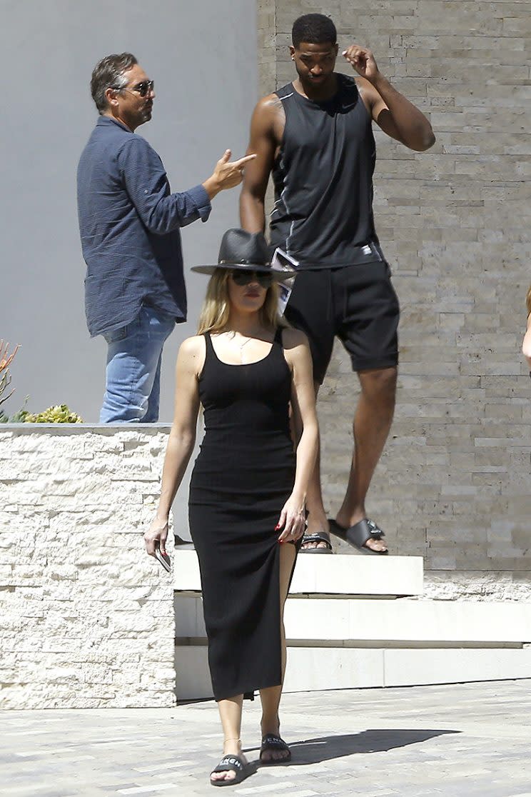 Khloé Kardashian and Tristan Thompson have been hanging out. (Photo: Splash News)