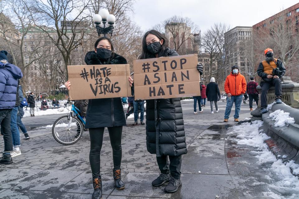 asian hate crime protest