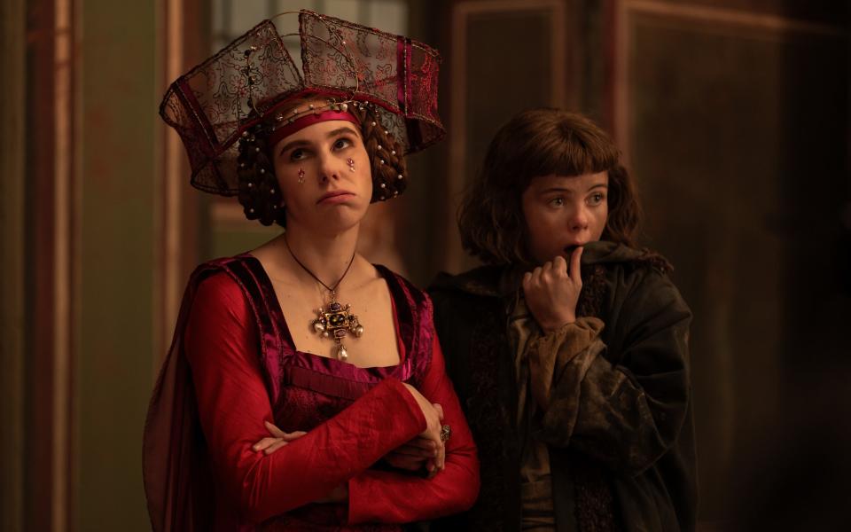 Plague time: Zosia Mamet and Saoirse-Monica Jackson in Netflix's The Decameron