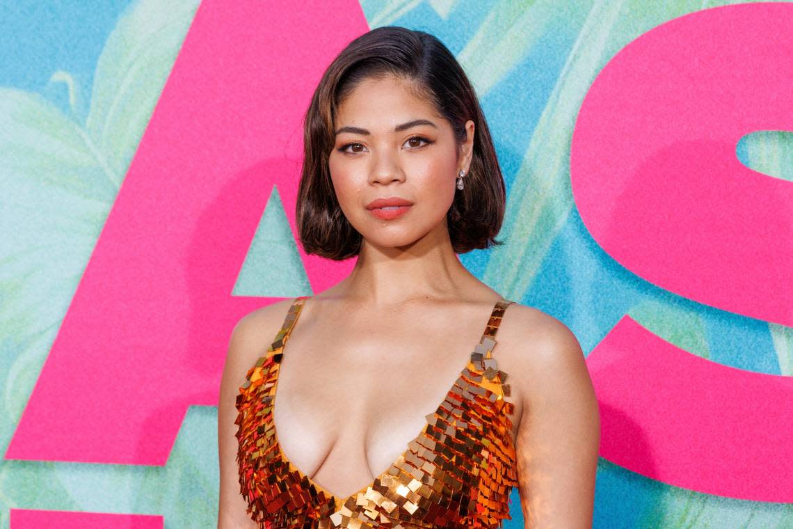 Eva Noblezada, photographed at the world premiere of “Easter Sunday” on Tuesday at the TCL Chinese Theatre in Los Angeles.