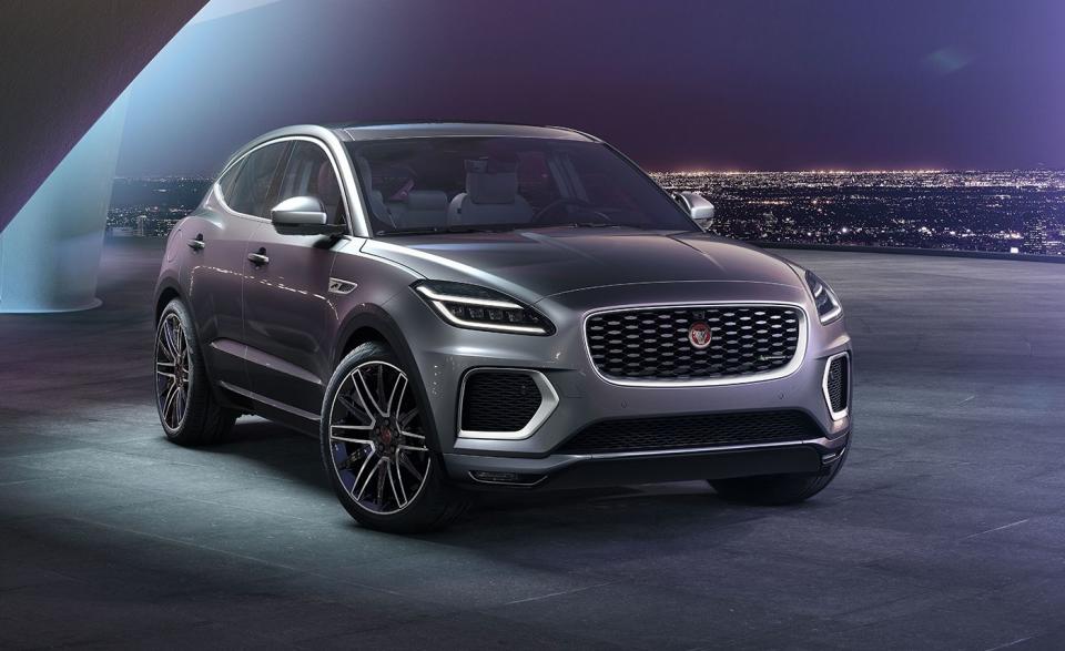 <p>New EVs could be automakers' big chance to fix the troublesome model naming structure. Or not. The <a href="https://www.caranddriver.com/jaguar/e-pace" rel="nofollow noopener" target="_blank" data-ylk="slk:Jaguar E-Pace;elm:context_link;itc:0;sec:content-canvas" class="link ">Jaguar E-Pace</a> isn't an EV, that would be the <a href="https://www.caranddriver.com/jaguar/i-pace" rel="nofollow noopener" target="_blank" data-ylk="slk:I-Pace;elm:context_link;itc:0;sec:content-canvas" class="link ">I-Pace</a>. Because of course it is. The gas-powered E-Pace offers a choice between two powertrains: a 246-hp turbocharged four-cylinder and a 296-hp version for the top P300 trim. We liked the way the E-Pace drove, even though its hefty curb weight hurt acceleration. After tossing it around twisties and rural back roads, the E-Pace's soul revealed itself, but its high starting price puts it in competition with larger, more useful <a href="https://www.caranddriver.com/features/g15377603/luxury-small-compact-suv/" rel="nofollow noopener" target="_blank" data-ylk="slk:compact luxury crossovers;elm:context_link;itc:0;sec:content-canvas" class="link ">compact luxury crossovers</a>. Every E-Pace has all-wheel drive and an 11.4-inch infotainment touchscreen. The 22 cubic feet of rear cargo space is a plus too, but Jaguar had to sacrifice space for passengers in the back seat to pull that off. </p><ul><li>Base price: $42,045</li><li>EPA Fuel Economy combined/city/highway: 23/20/26 mpg (2.0L)</li><li>Rear cargo space: 22 cubic feet</li></ul><p><a class="link " href="https://www.caranddriver.com/jaguar/e-pace/specs" rel="nofollow noopener" target="_blank" data-ylk="slk:MORE E-PACE SPECS;elm:context_link;itc:0;sec:content-canvas">MORE E-PACE SPECS</a></p>