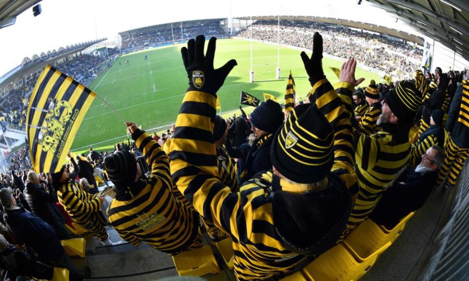 Hardcore La Rochelle fans, who dub themselves ‘the Convicts’, create an impressive atmosphere at their home ground, the Stade Marcel-Deflandre. 