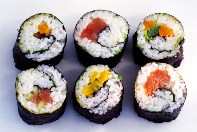Maximilian Stock Ltd./Photolibrary/Getty Images Tuna Salad Sushi Rolls (Makizushi)