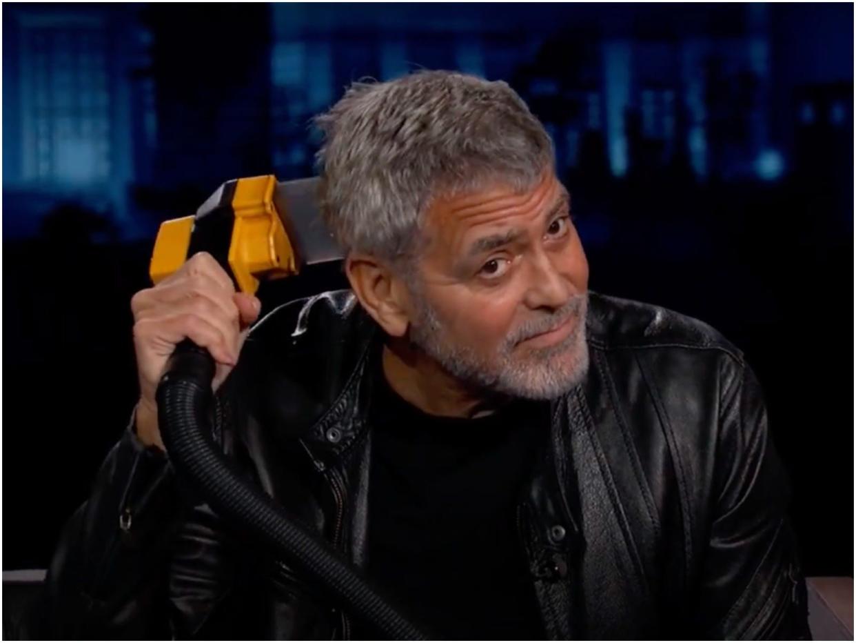 George Clooney Flowbee hair