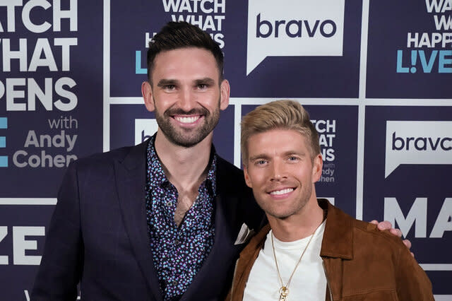 Carl Radke and Kyle Cooke at Watch What Happens Live