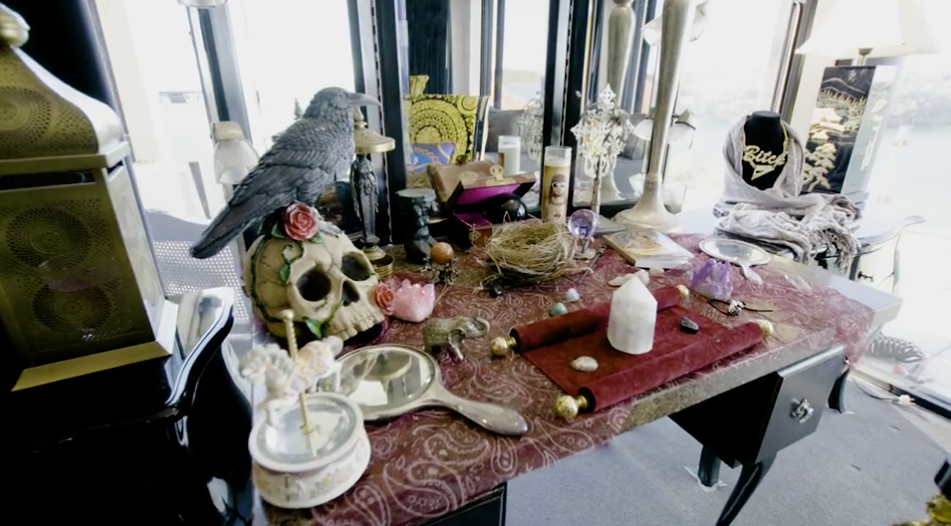 Imogen’s dressing table where all the magic happens
