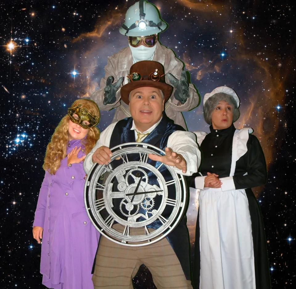 Explore the classic story of “The Time Machine” in musical form this Saturday at the Willow Theatre at Sugar Sand Park in Boca Raton.