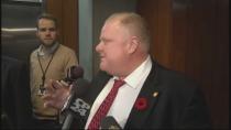 Nov. 6, 2012: Ford comes under fire after a Toronto Transit Commission bus was emptied of passengers and rerouted to collect his football team. Police say the decision to commandeer the bus was made by an officer and not Ford. Ford himself placed at least two calls to the head of the TTC requesting information on the bus when it failed to show up as promptly as expected.