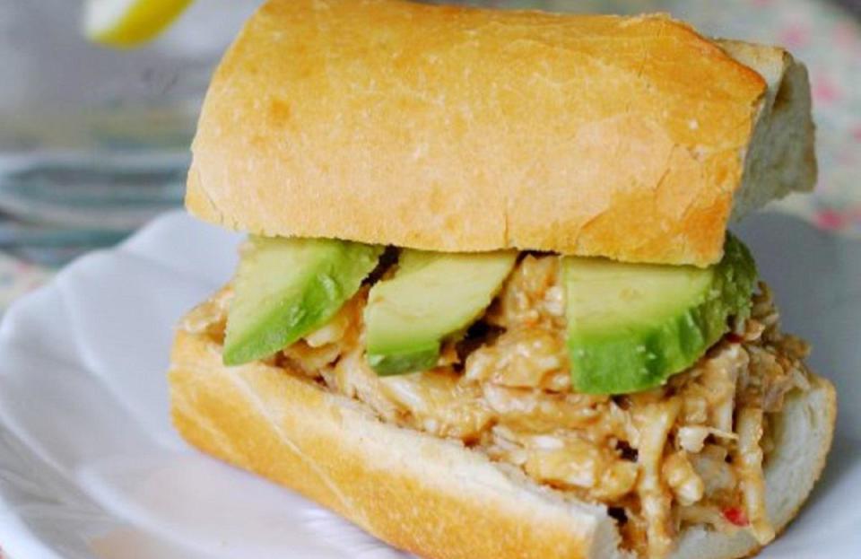 <p>Serving protein during the summer doesn’t have to heat up the house. This zesty chicken salad sandwich can be <a href="https://www.thedailymeal.com/cook/what-to-do-with-leftover-chicken?referrer=yahoo&category=beauty_food&include_utm=1&utm_medium=referral&utm_source=yahoo&utm_campaign=feed" rel="nofollow noopener" target="_blank" data-ylk="slk:made using leftover chicken;elm:context_link;itc:0;sec:content-canvas" class="link ">made using leftover chicken</a>. Just make sure you shred the meat up completely, then mix it with cheese and mayo.</p> <p><a href="https://www.thedailymeal.com/best-recipes/zesty-chicken-salad-sandwich?referrer=yahoo&category=beauty_food&include_utm=1&utm_medium=referral&utm_source=yahoo&utm_campaign=feed" rel="nofollow noopener" target="_blank" data-ylk="slk:For the Zesty Chicken Salad Sandwiches recipes, click here.;elm:context_link;itc:0;sec:content-canvas" class="link ">For the Zesty Chicken Salad Sandwiches recipes, click here.</a></p>