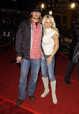 Kid Rock and Pamela Anderson at the LA premiere of Universal's 8 Mile